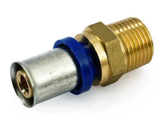 Tenki PRESS Racor Fijo Macho Latón 16-1/2