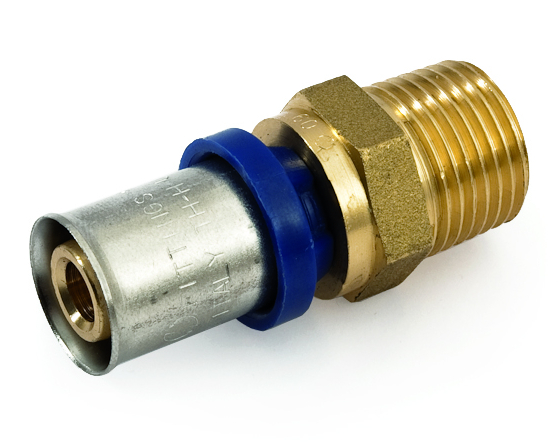 Tenki PRESS Racor Fijo Macho Latón 63-2